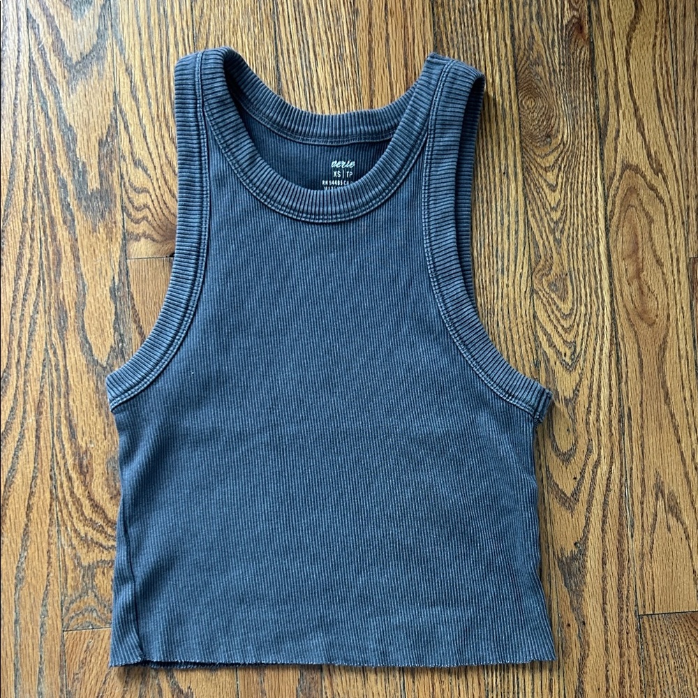 Aerie Free Spirit Ribbed Tank Top